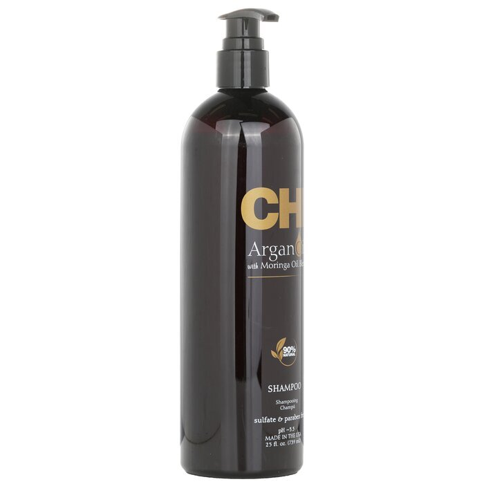 CHI Shampooing à l'huile d'argan plus huile de moringa - Sans sulfate ni paraben 739ml/25oz
