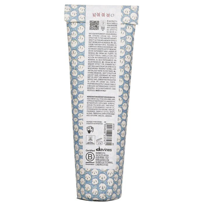 Davines More Inside This Is A Strong Hold Cream Gel (For Firm Polished Looks) 125ml