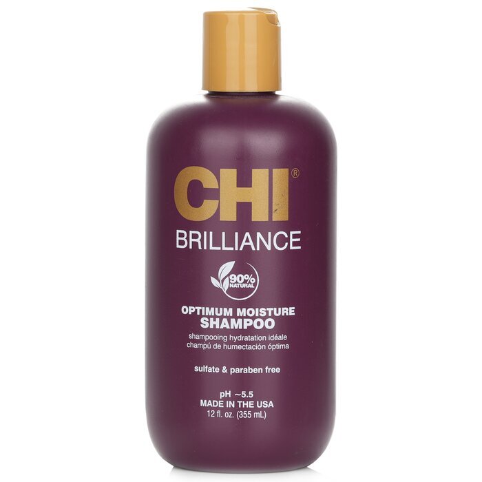 CHI Deep Brilliance Shampooing Hydratation Optimale Olive & Monoi 355ml/12oz