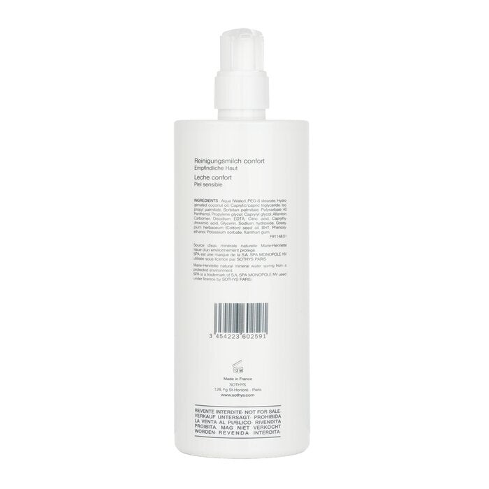 Sothys Comfort Cleansing Milk - For Sensitive Skin (Salon Size) 500ml