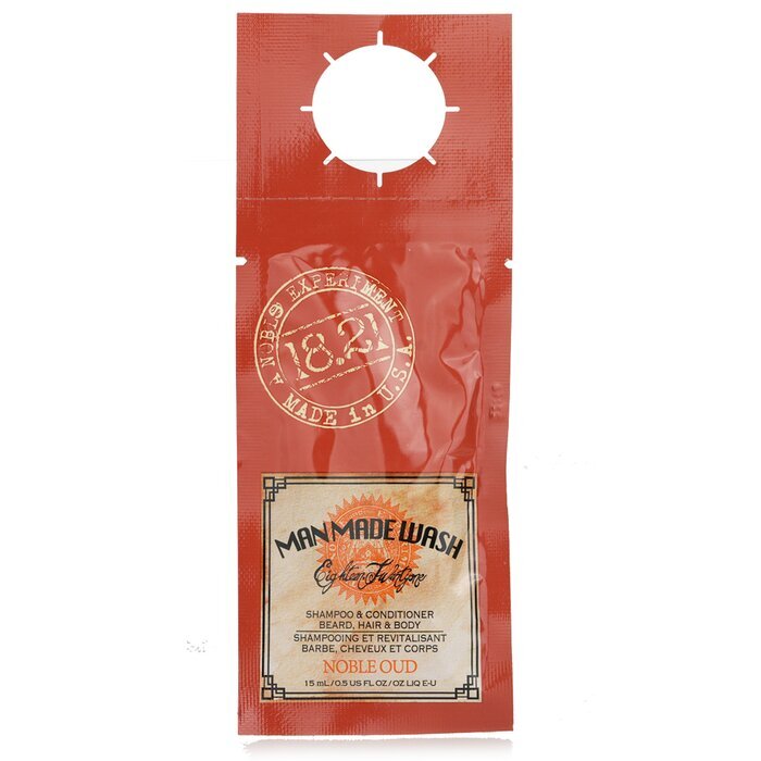 18.21 Man Made Man Made Wash Shampoo, Conditioner & Body Wash -  Noble Oud 15ml