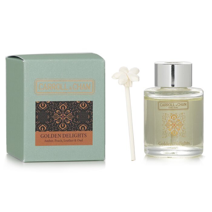 Carroll & Chan Mini Diffuser -  Golden Delights (Amber, Peach, Leather & Oud) 20ml
