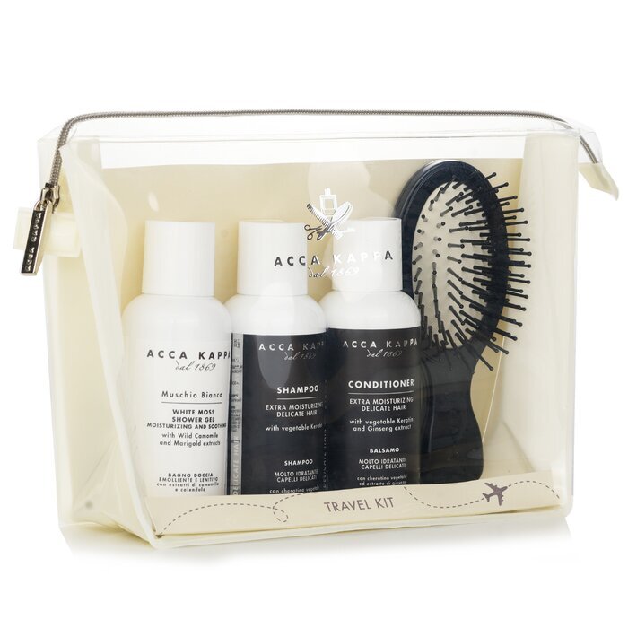 Acca Kappa White Moss Hair Care Travel Kit 4pcs
