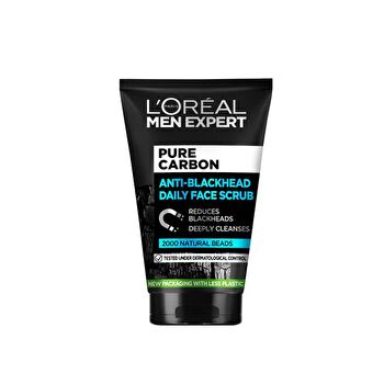 L'Oreal Paris Men Expert Pure Carbon Gommage Visage Quotidien Anti-Comédons 100ml 100mL