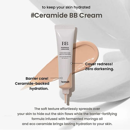 Moringa Ceramide BB Cream - 8 Colors - 2023 Version - 25 Medium