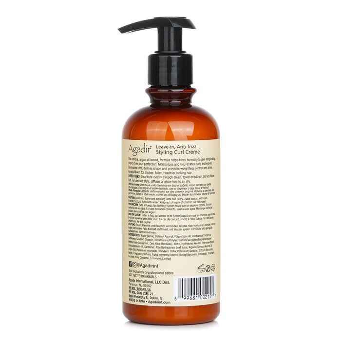 Agadir Argan Oil Crème Coiffante Boucles (Pour Tous Types de Cheveux) 295.7ml/10oz