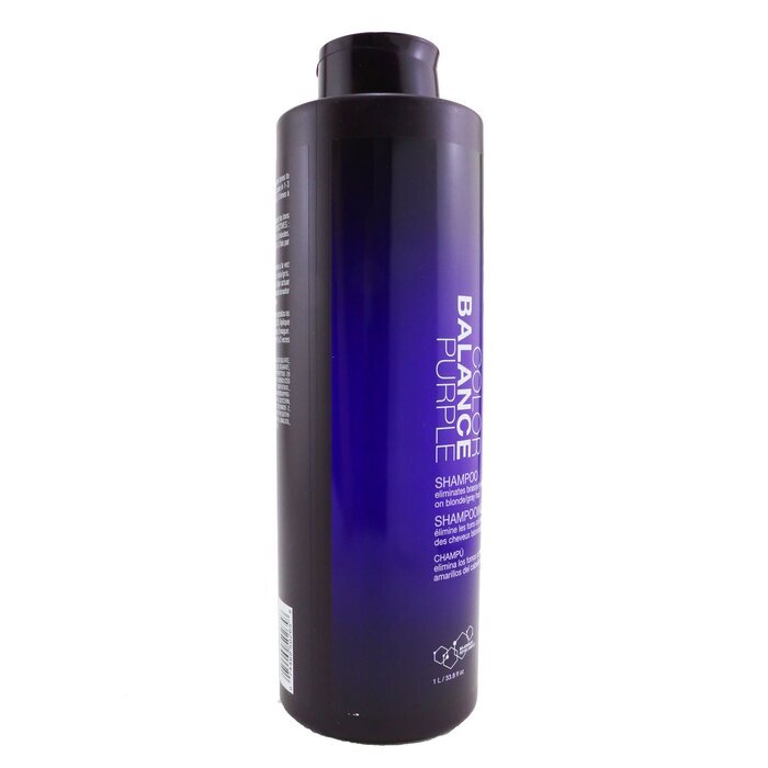 Joico Color Balance Purple Shampoo (Eliminates Brassy/Yellow Tones on Blonde/Gray Hair) 1000ml