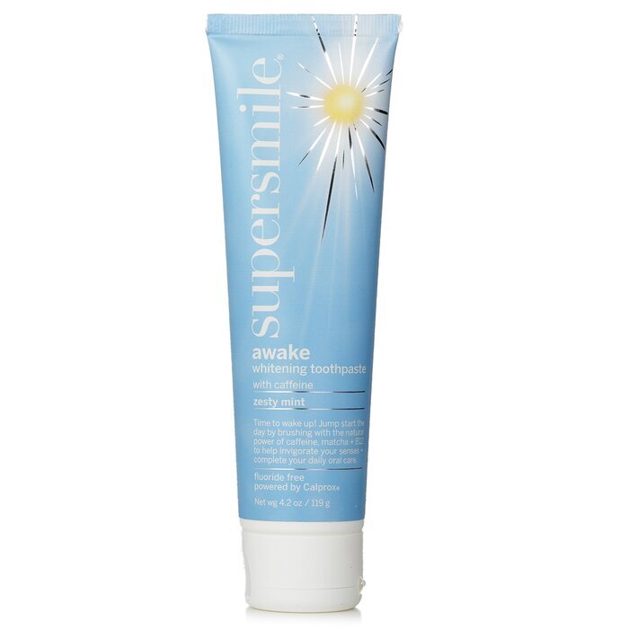 Supersmile Awake Whitening Toothpaste With Caffeine - Zesty Mint (Fluoride Free) 119g