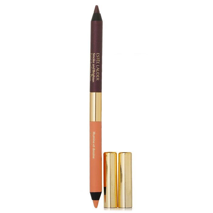 Estee Lauder Smoke And Brighten Kajal Eyeliner Duo -  02 Bordeaux / 02 Ivory 5g