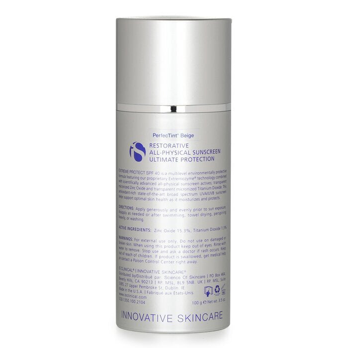 IS Clinical Extreme Protect SPF 40 Perfectint Beige Sunscreen Creme 100g
