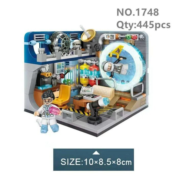 LOZ Multiverse Time Travel Series - Time and Space Administration Building Bricks Set 18x13.8x8cm