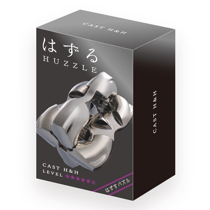 Broadway Toys Hanayama | H & H Hanayama Metal Brainteaser Puzzle Mensa Rated Level 5 75*119*45 mm