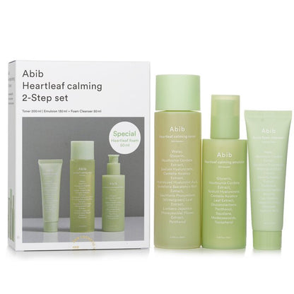 Abib Heartleaf Beruhigendes 2-Stufen-Set: 3-tlg.