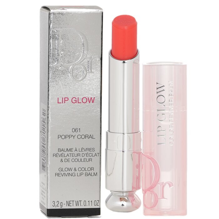 Christian Dior Dior Addict Lip Glow & Colour Reviving Lip Balm  061 Poppy Coral 3.2g