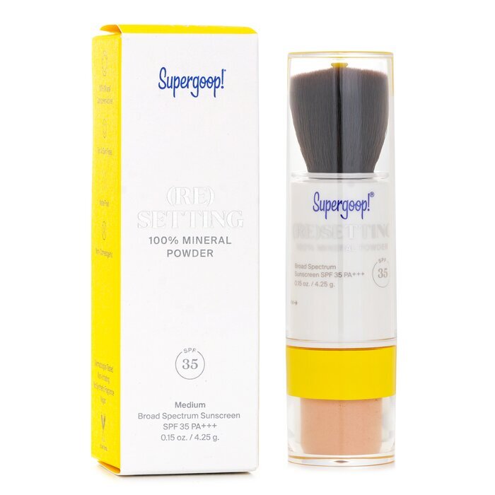 Supergoop (Re)setting Mineral Powder SPF 35 -  Medium 4.25g